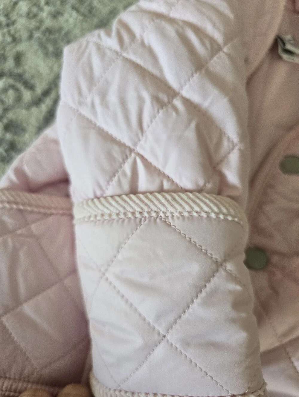 Ralph Lauren Light Pink Quilted Hooded snowsuit